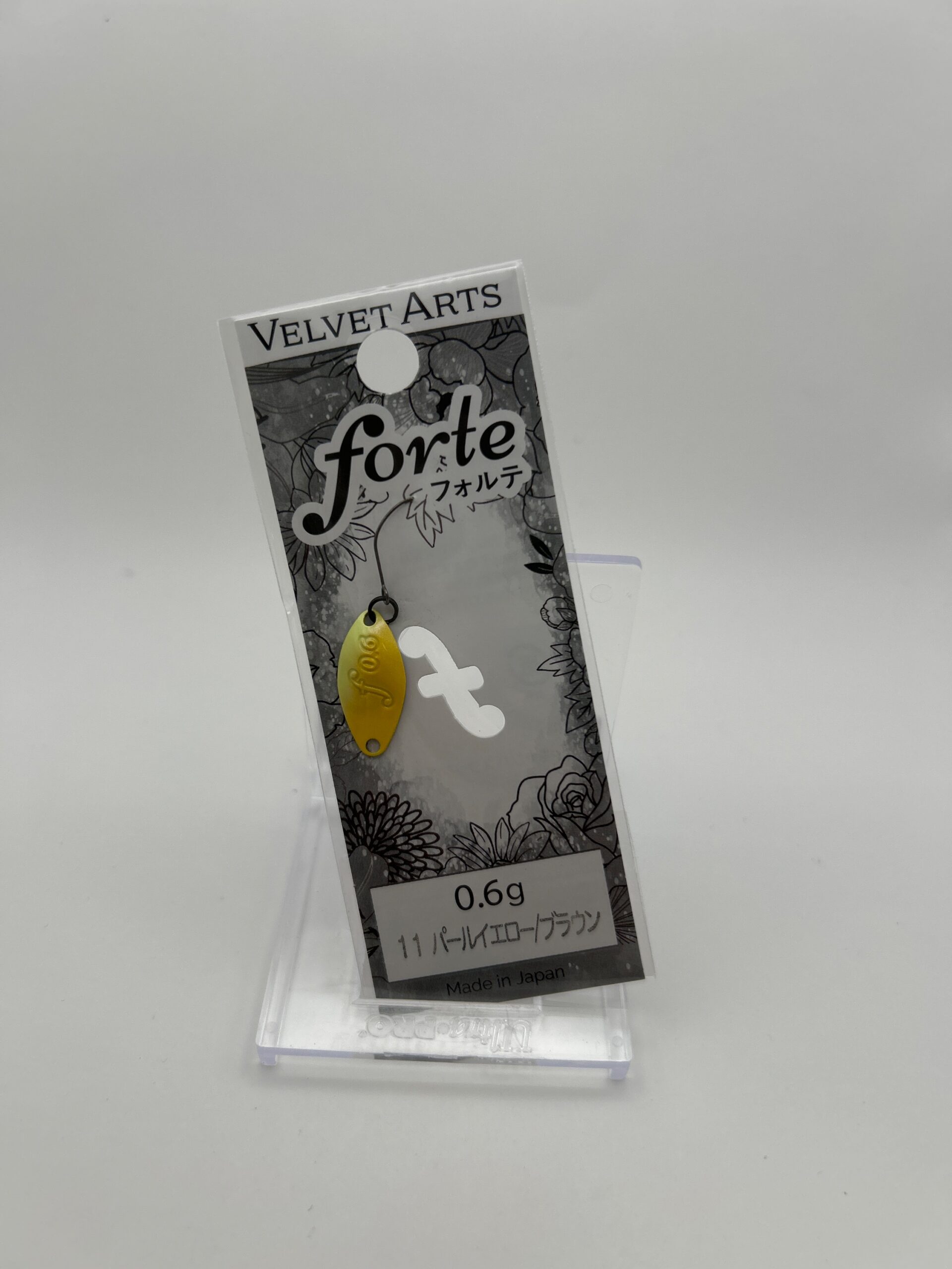 未使用 ベルベットアーツ フォルテ 11 パールイエロー/ブラウン 0.6g