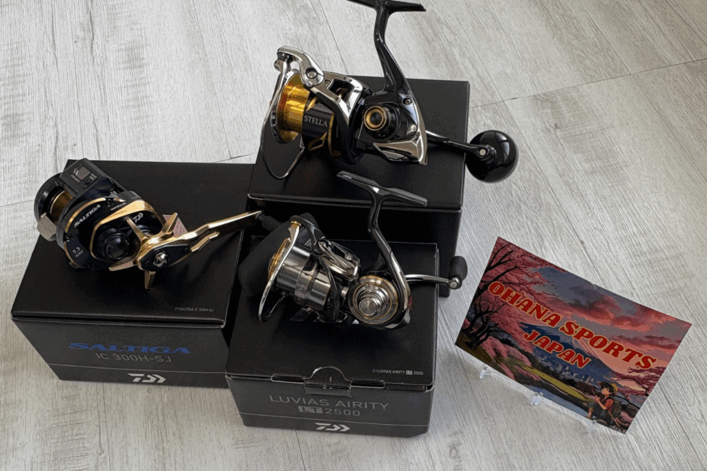 🎣【買取実績】シマノ ダイワ リール3点