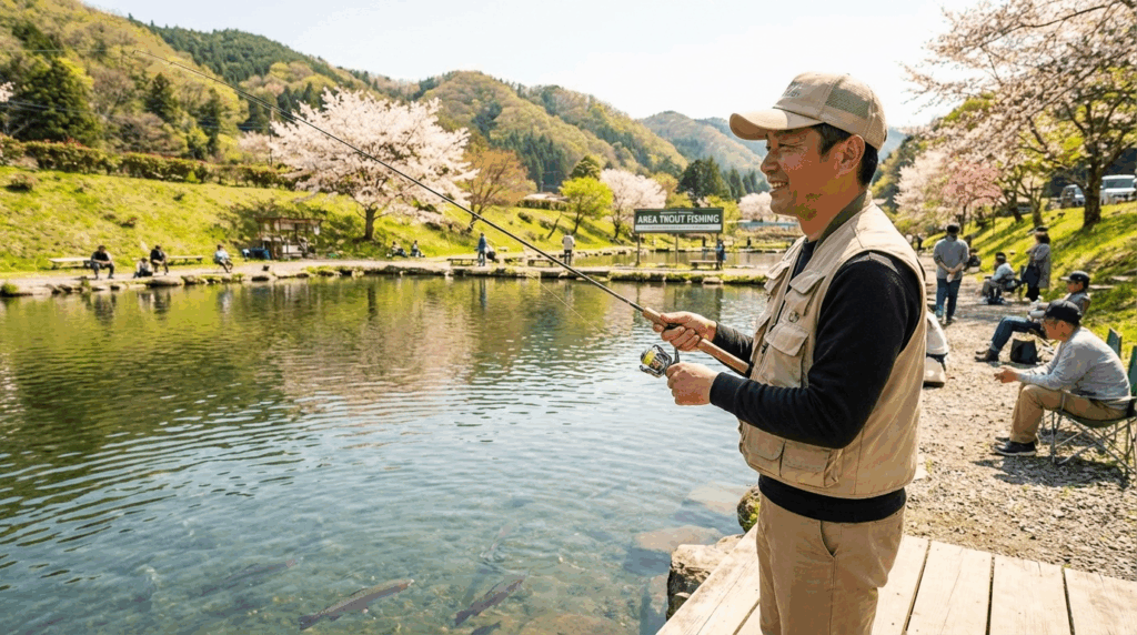 エリアトラウト完全攻略！初心者向けタックル選びと釣れる技術