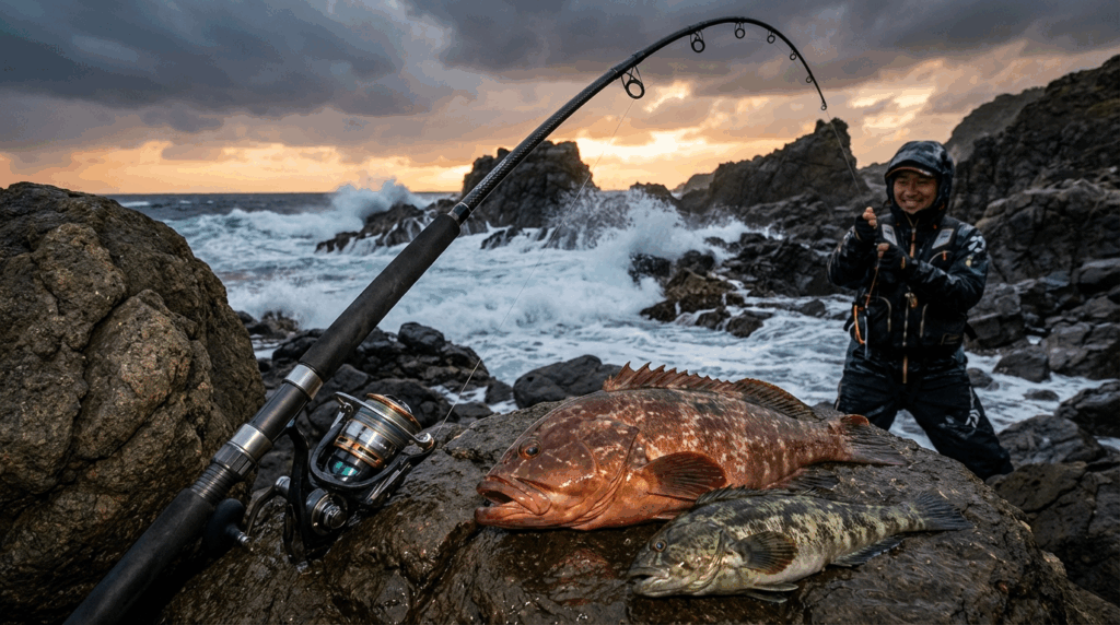 ロックフィッシュロッドで大物を狙おう！キジハタ・アイナメに最適な一本の選び方