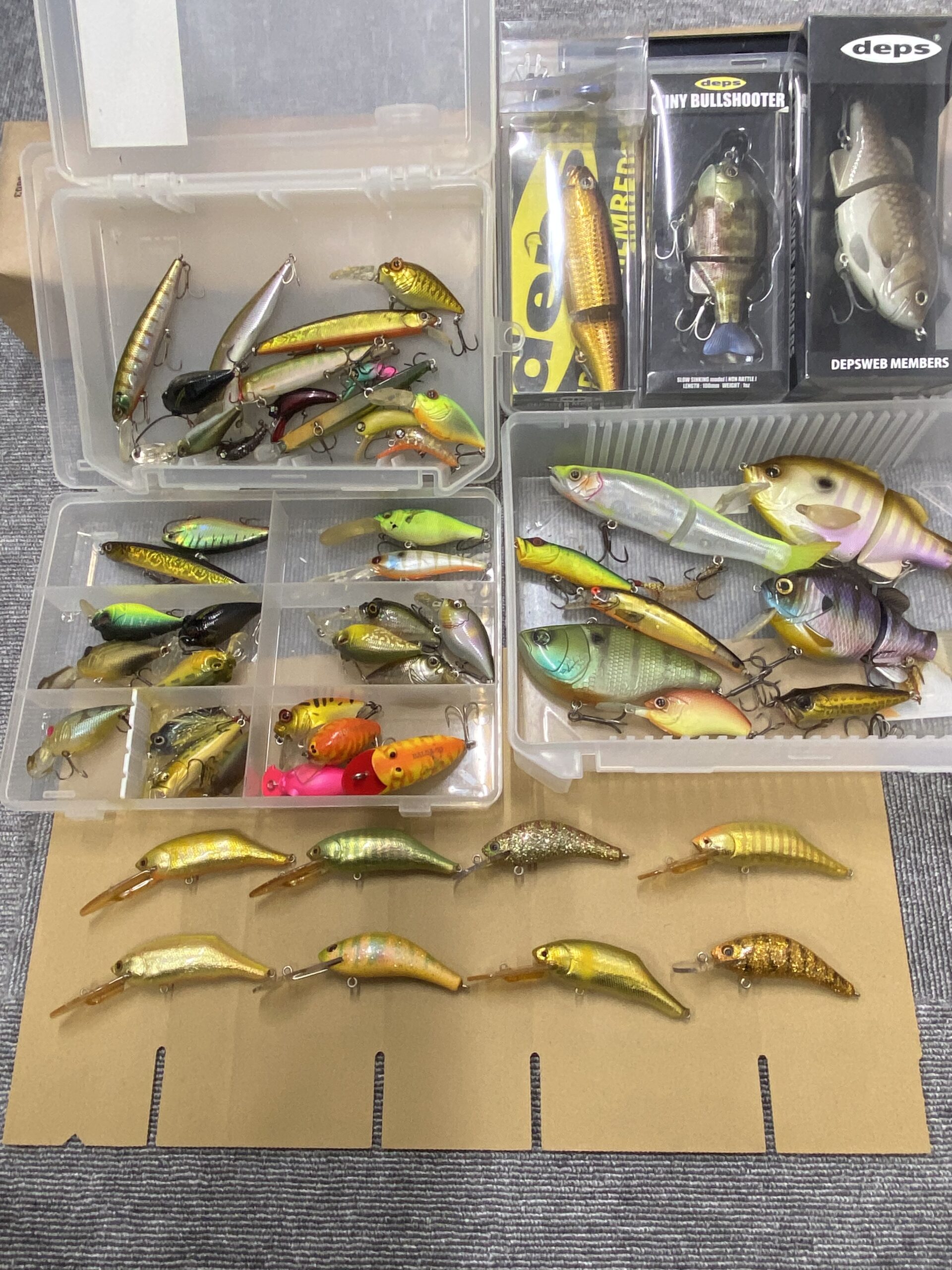 🎣【買取実績】茨城県つくば市のお客様からバスルアーとエリアトラウトルアーを買取させて頂きました！