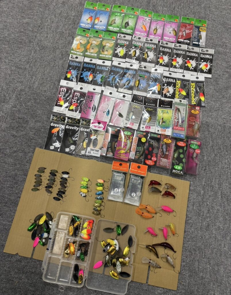 🎣【買取実績】埼玉県嵐山のお客様からトラウトルアーを買取させて頂きました！