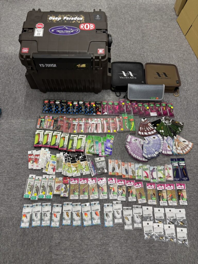 🎣【買取実績】神奈川県のお客様からトラウトルアーやバッカンなどを買取させて頂きました！