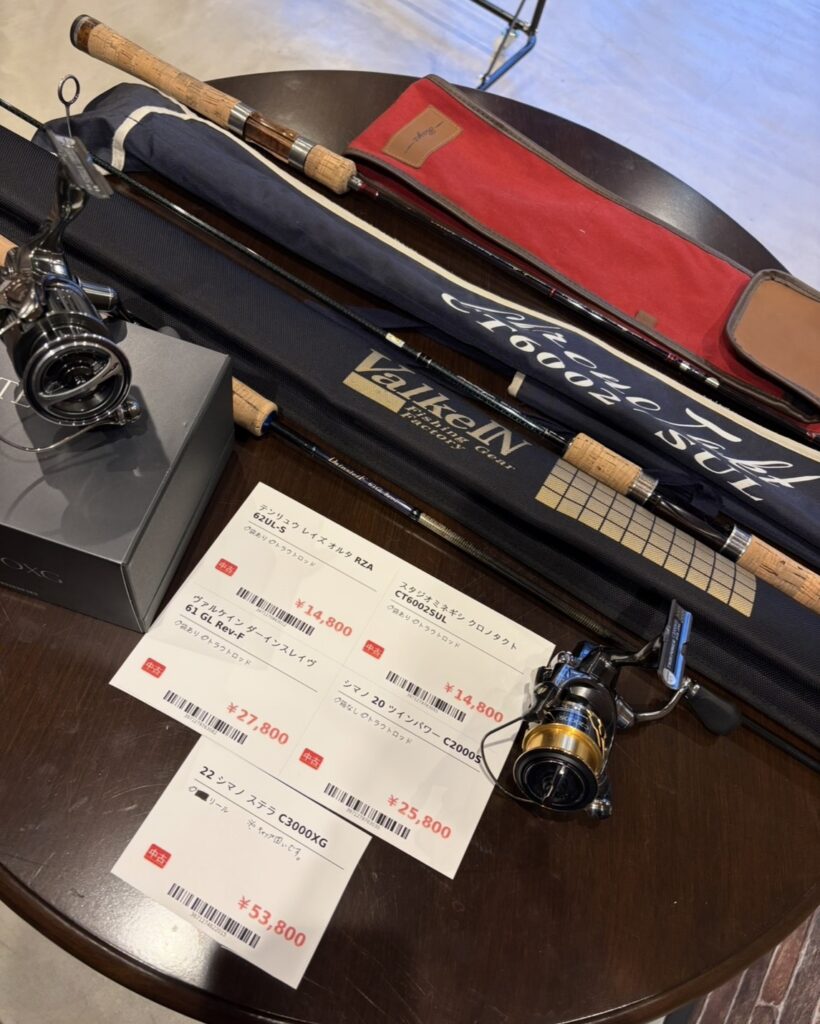 🎣【買取実績】埼玉県,東京都のお客様からトラウトロッド、リールなどを買取させて頂きました！