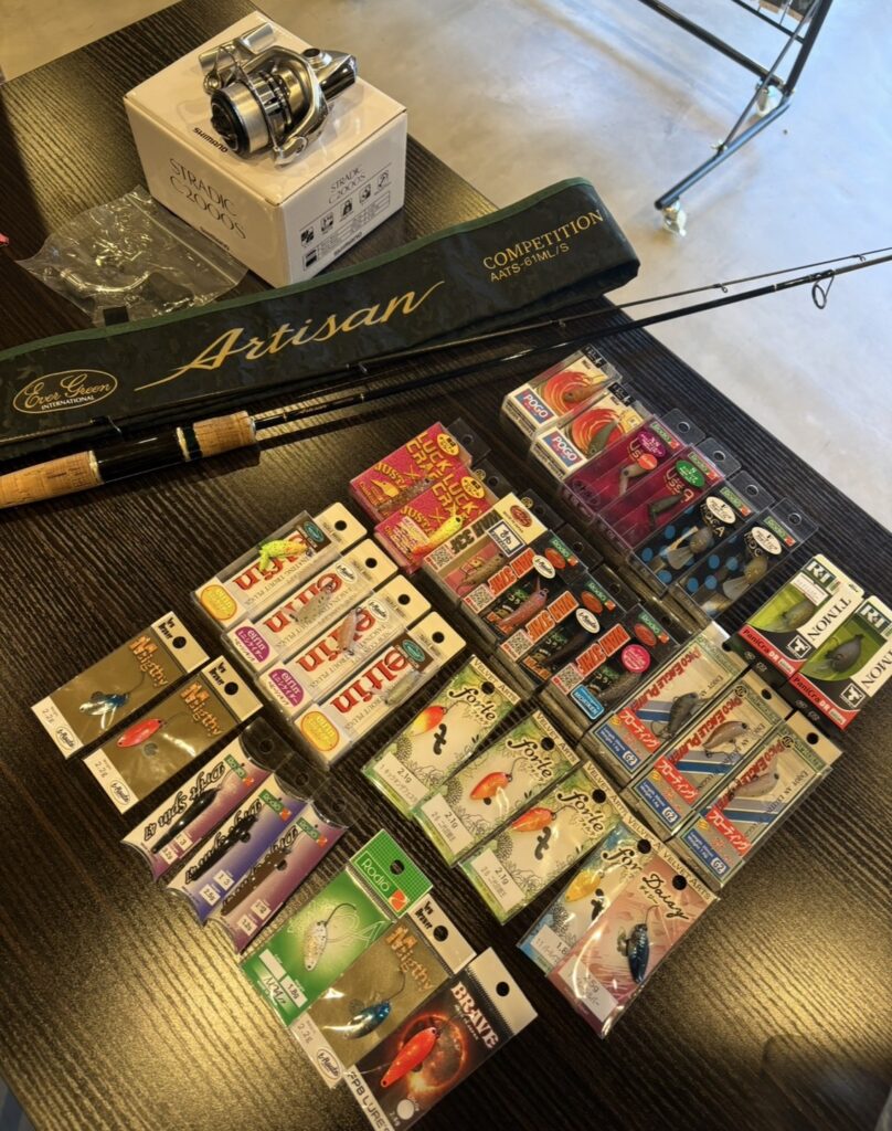 🎣【買取実績】埼玉県のお客様からトラウトルアー、ロッド、リールなどを買取させて頂きました！