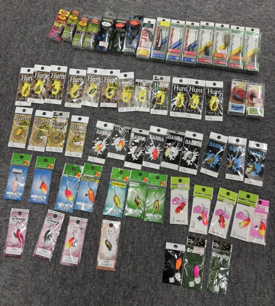 🎣【買取実績】埼玉県のお客様からトラウトルアーを買取させて頂きました！