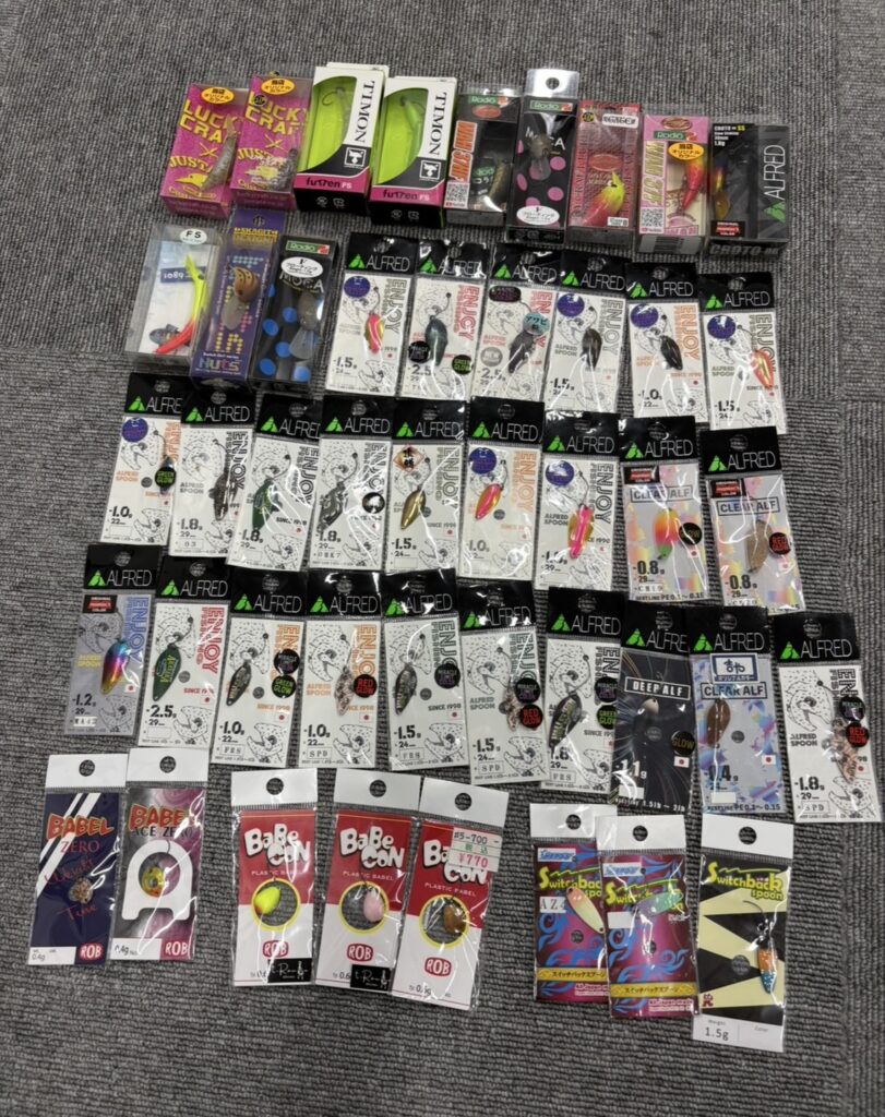 🎣【買取実績】埼玉県のお客様からトラウトルアーを買取させて頂きました！