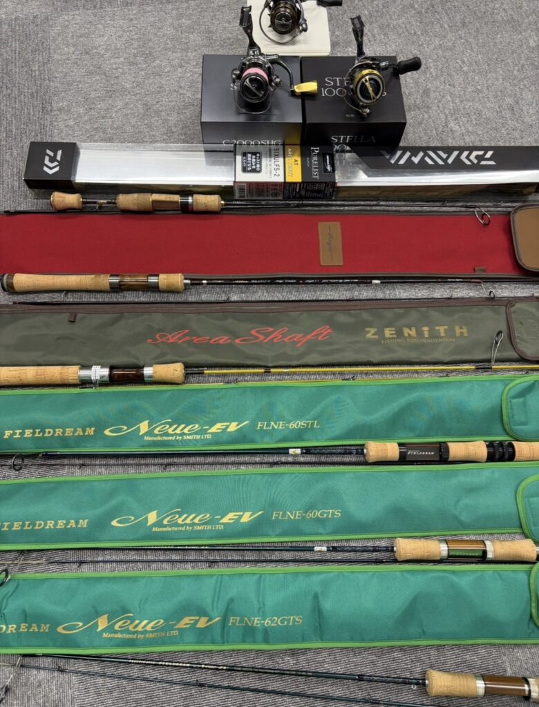 🎣【買取実績】埼玉県,栃木県のお客様からトラウトリール、ロッドを買取させて頂きました！