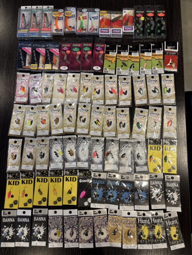 🎣【買取実績】栃木県のお客様からトラウトルアーを買取させて頂きました！