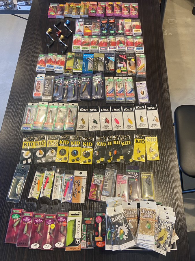 🎣【買取実績】本日は栃木県埼玉県のお客様からトラウトルアーを買取させて頂きました！