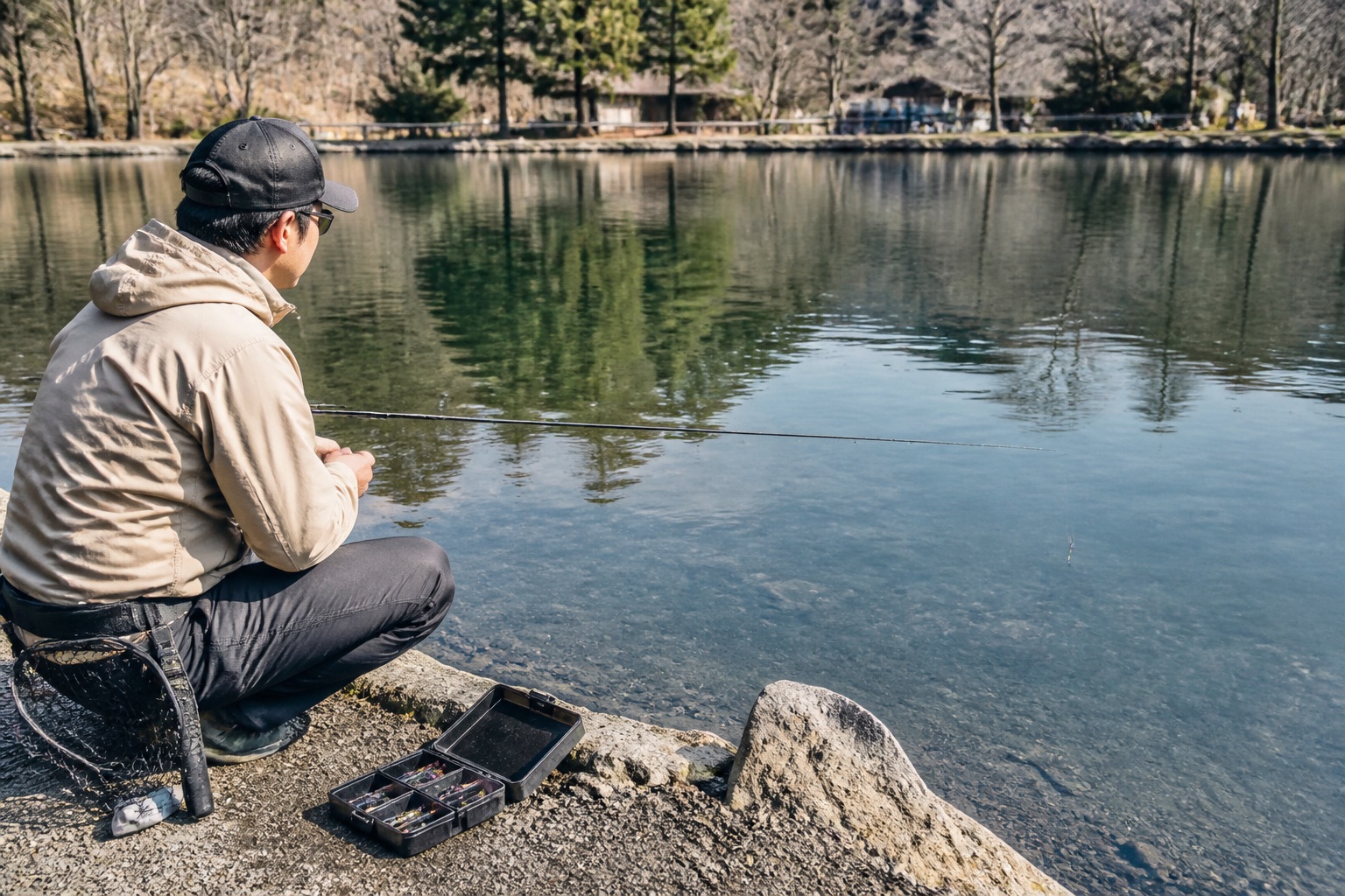 スレた魚が見せる反応のイメージ（ChatGPT生成）