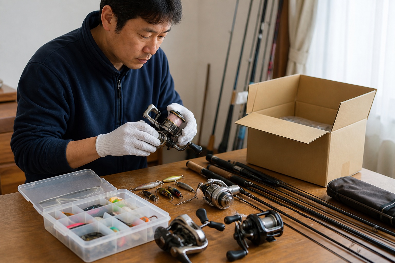 釣具の査定額を最大化する7つのコツのイメージ（ChatGPT生成）