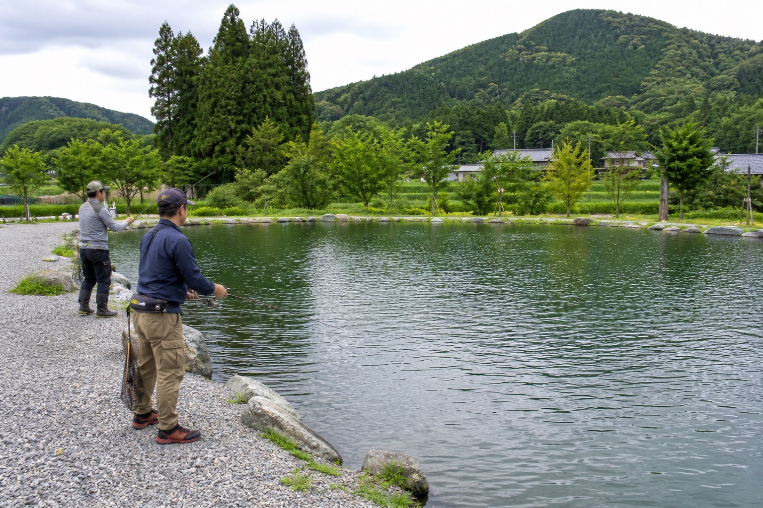 Fisher Resort しょうばらの釣り場利用イメージ（ChatGPT生成）